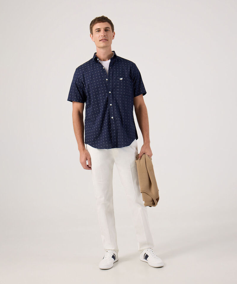 Camisa Manga Corta Con Bolsillo