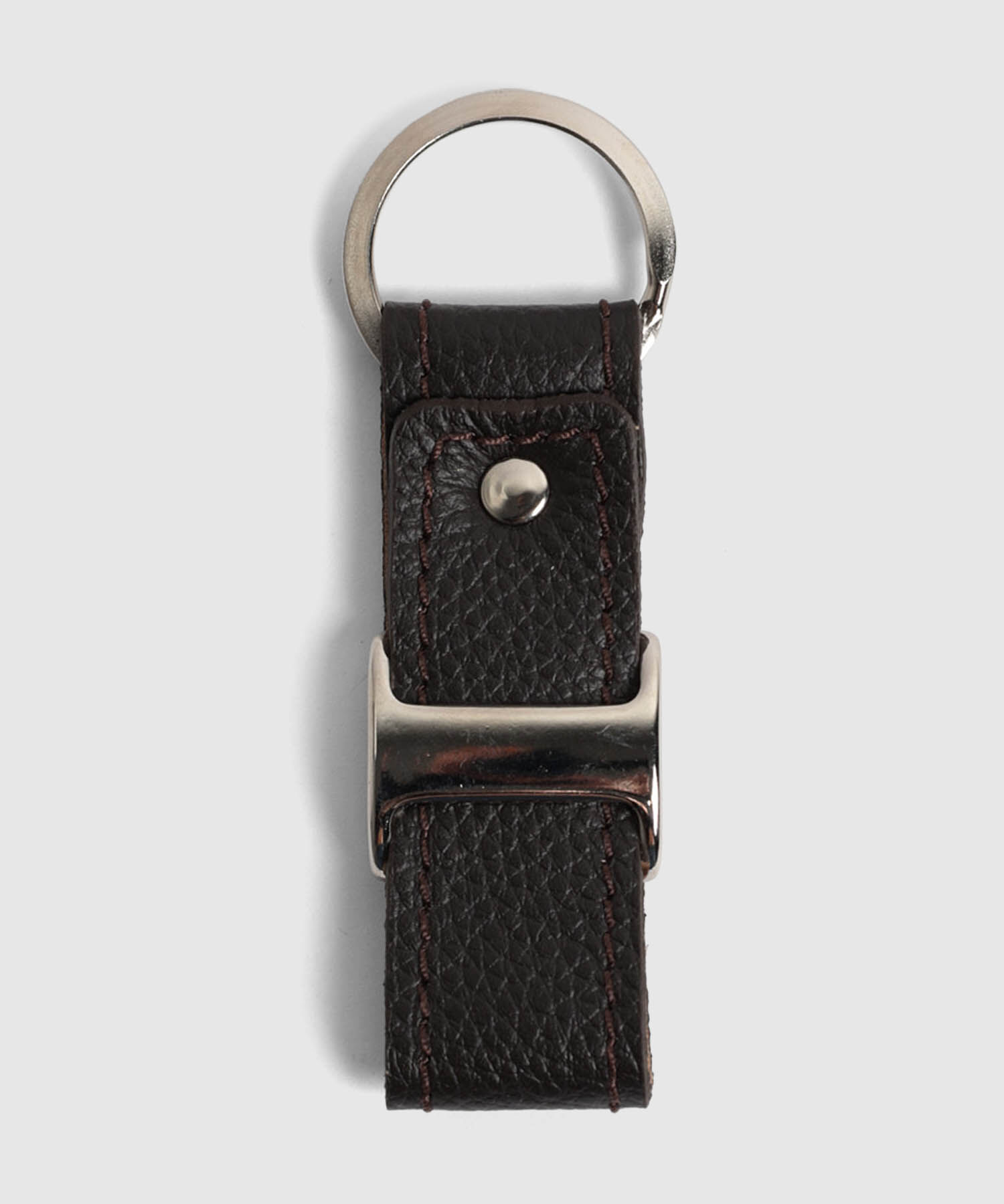 Llavero Unicolor Con Herraje Para Hombre