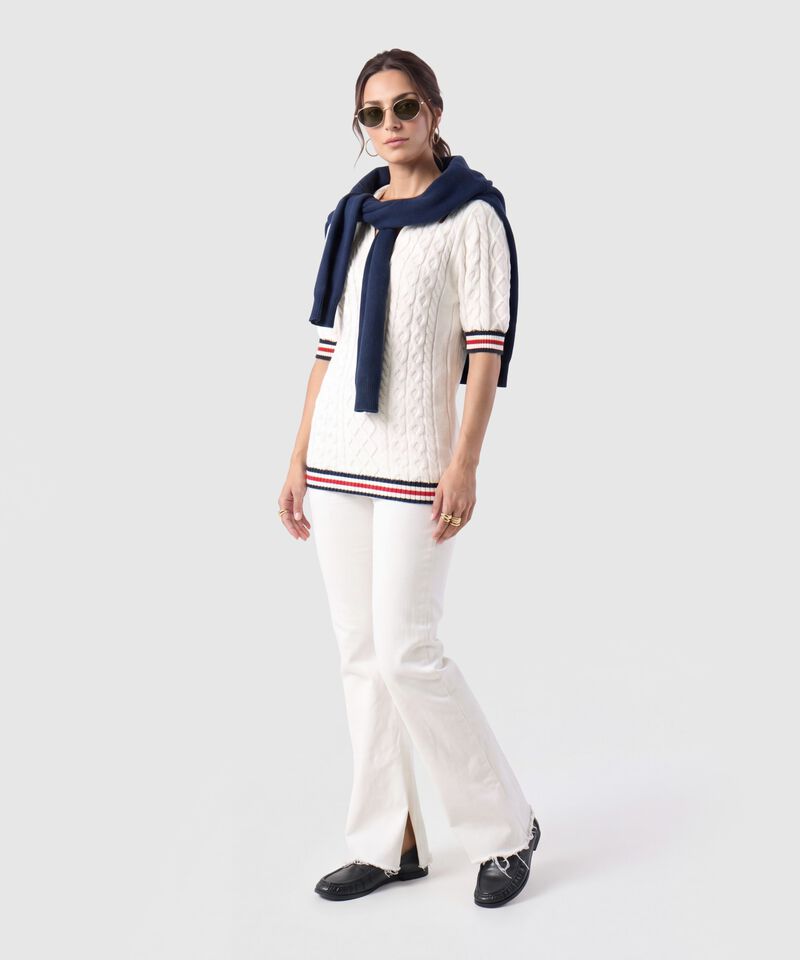 Polo Tejido Punto Para Mujer