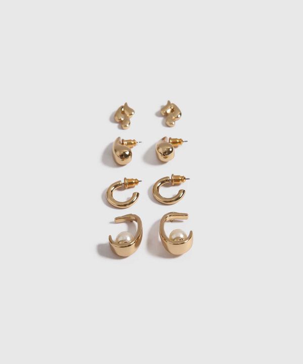 Set x 4 Aretes Dorados image number null