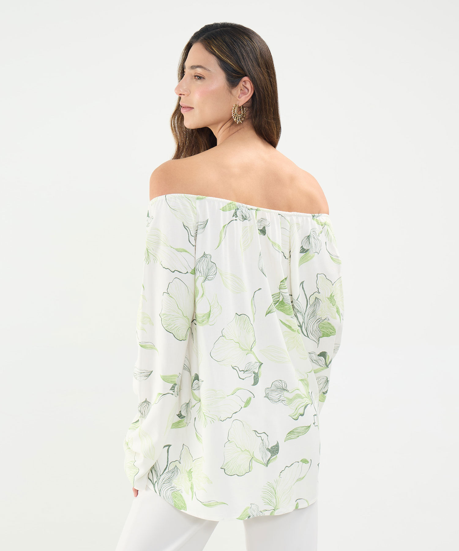 Blusa Estampado Botánico