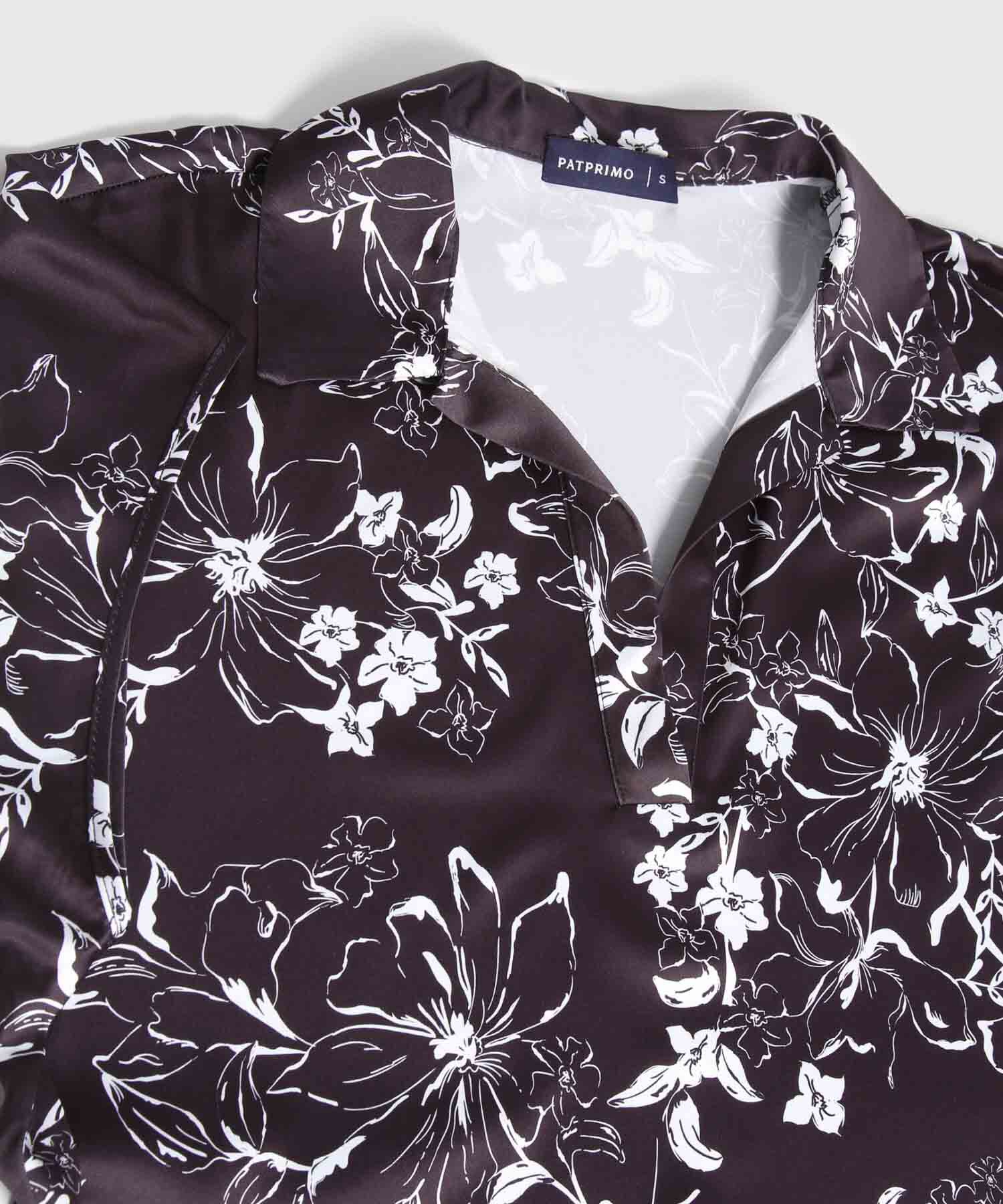 Blusa Manga Corta Estampada 