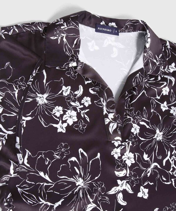 Blusa Manga Corta Estampada  image number null