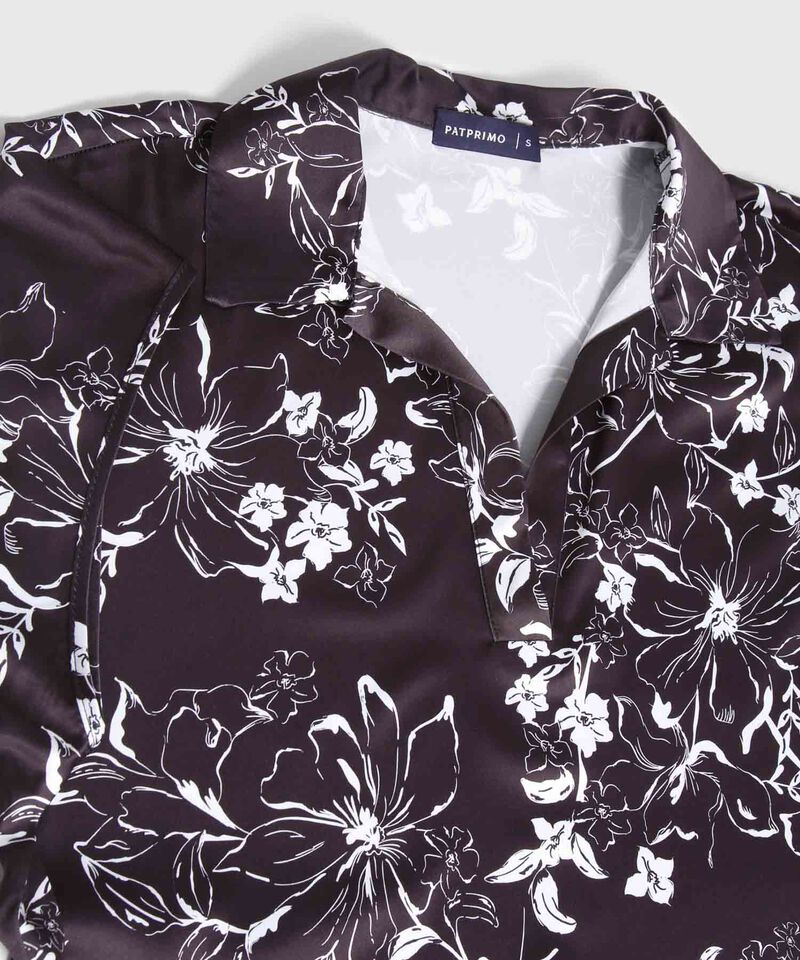 Blusa Manga Corta Estampada 