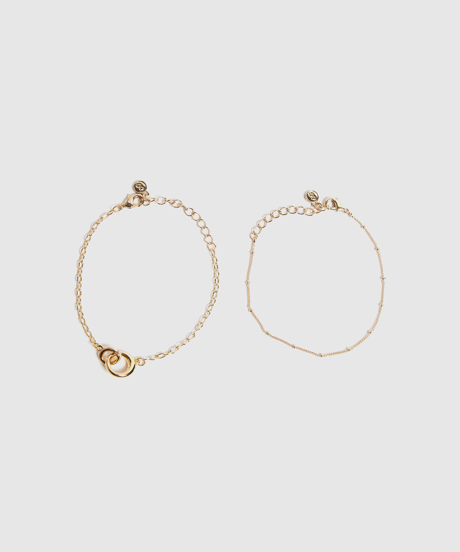 Set x2 pulsera/tobillera para mujer
