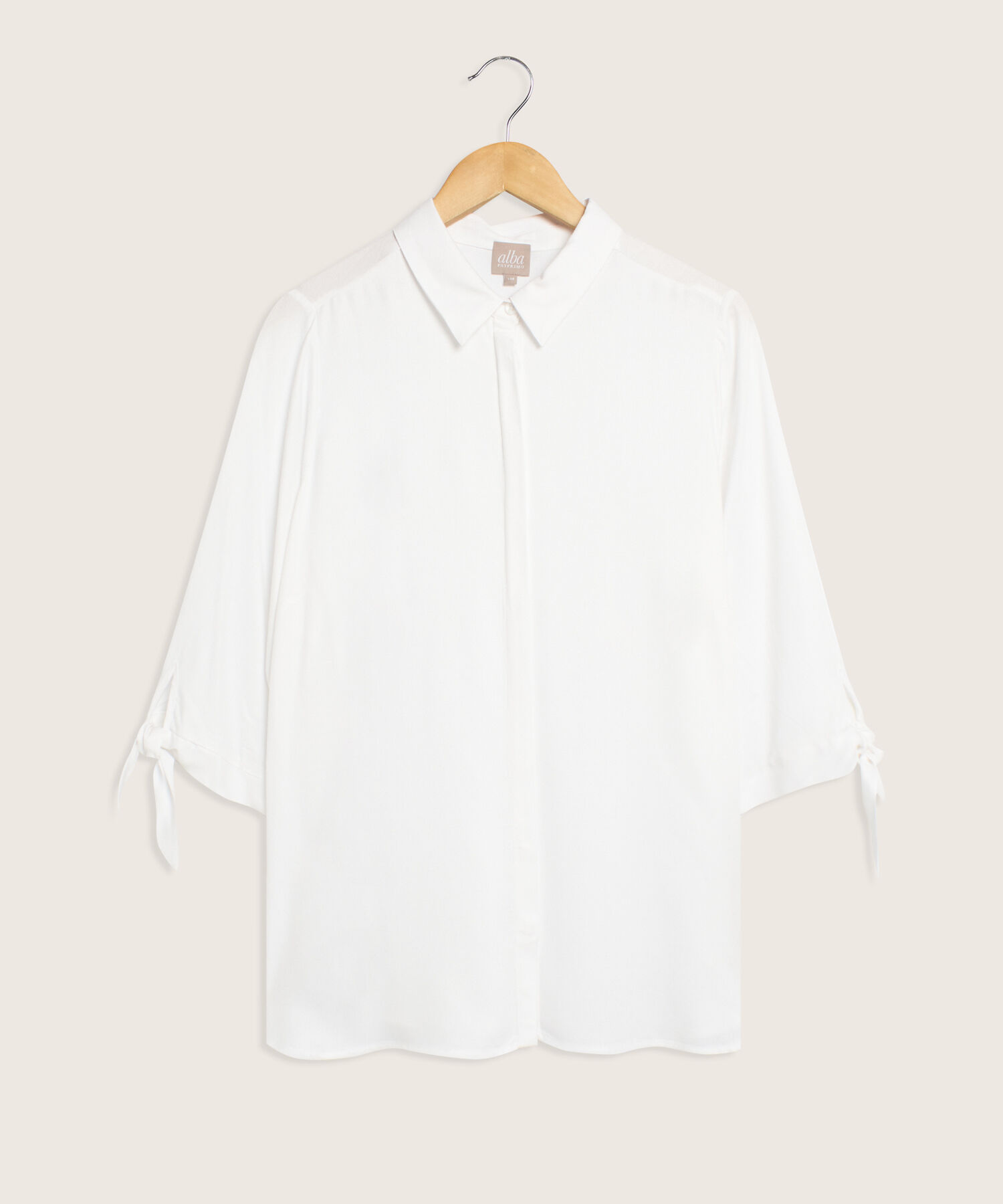 Camisa Manga 3/4 Con Anudado