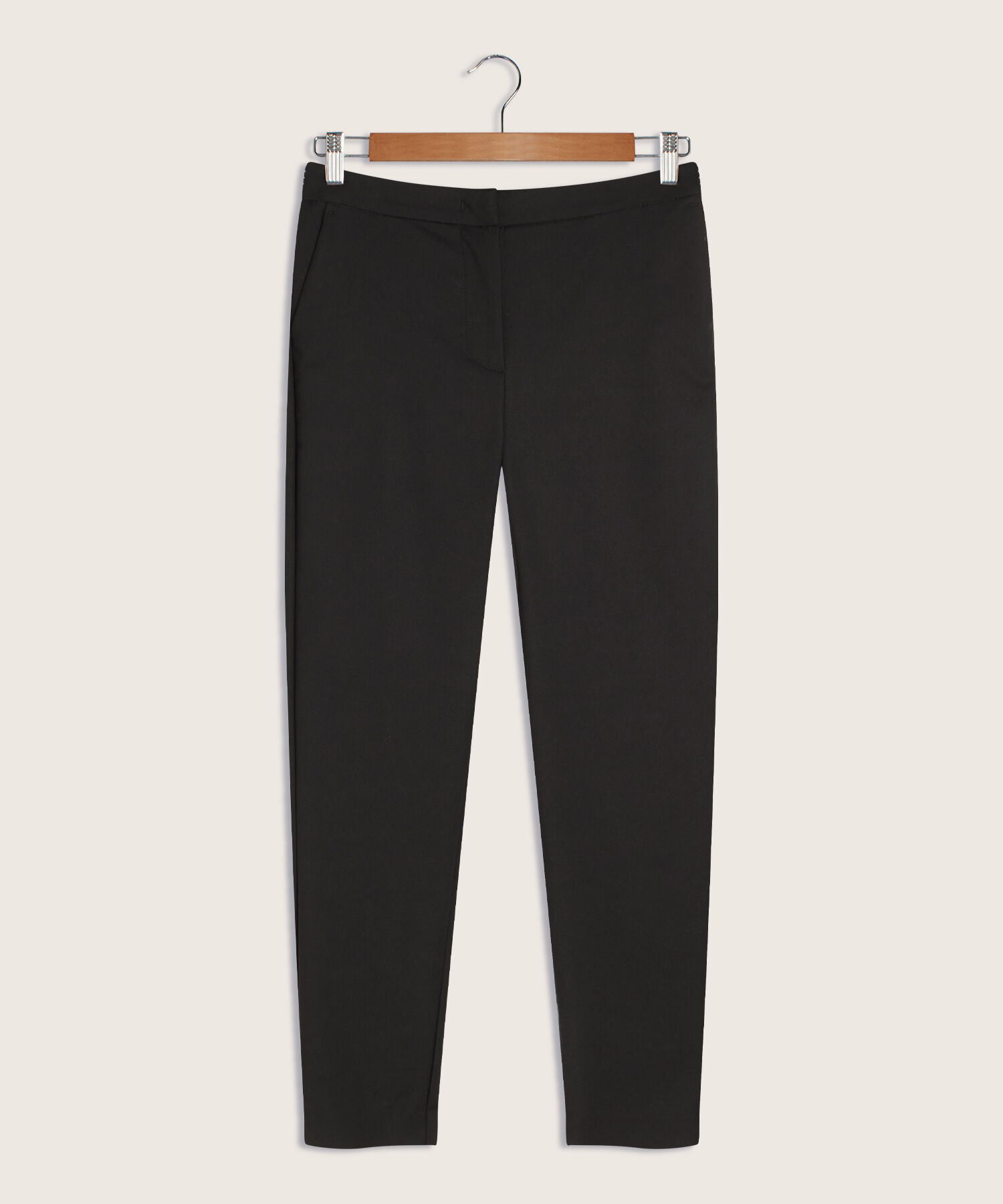 Pantal&oacute;n Unicolor Con El&aacute;stico