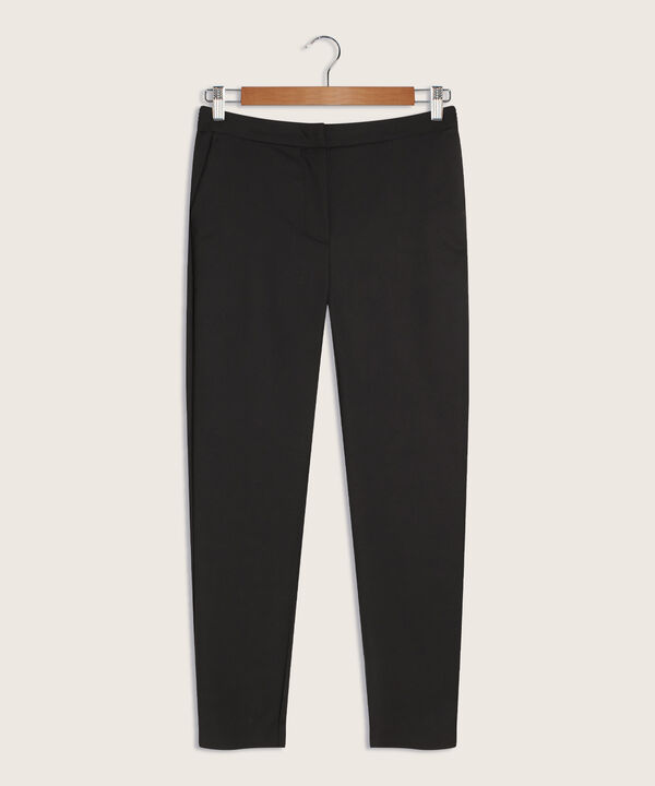Pantal&oacute;n Unicolor Con El&aacute;stico