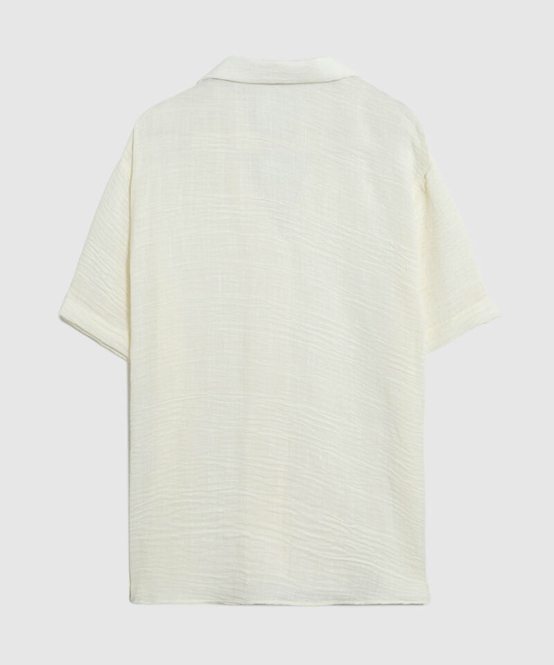 Camisa Manga Corta Cuello Solapa Para Mujer Curvy