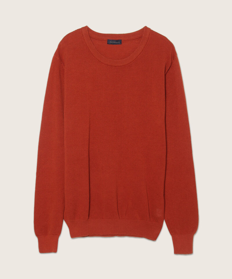 Saco Cuello Redondo, Tejido Con Textura Y Mangas Con Coderas