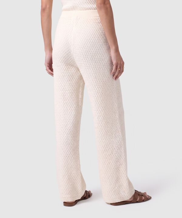 Pantal&oacute;n Tejido De Corte Recto Para Mujer