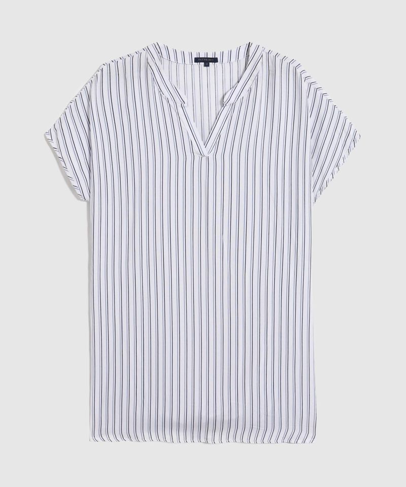 Vestido Estampado A Rayas