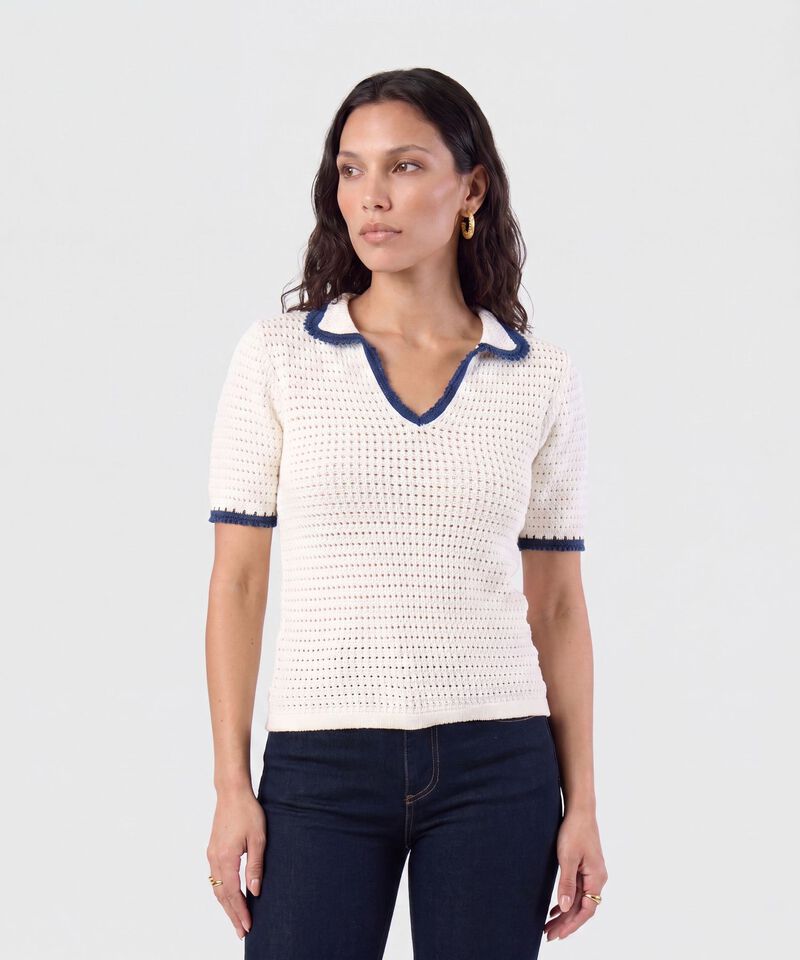 Polo En Tejido De Punto Para Mujer