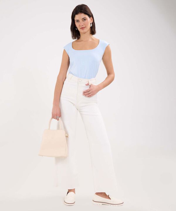 Blusa Escote Cuadrado image number null