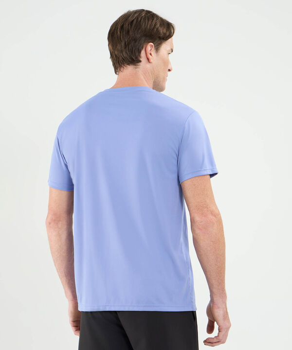 Camiseta Manga Corta Cuello Redondo Con Screen Para Hombre