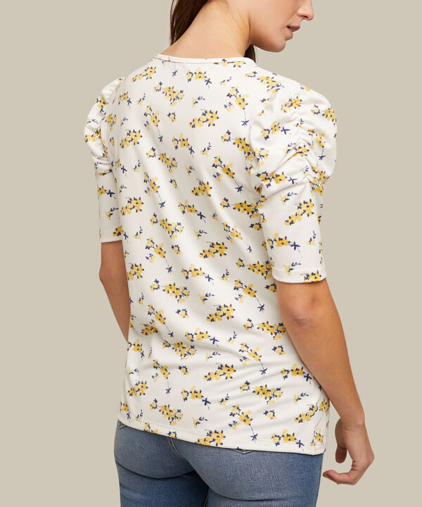 Camiseta Estampada con Ruche