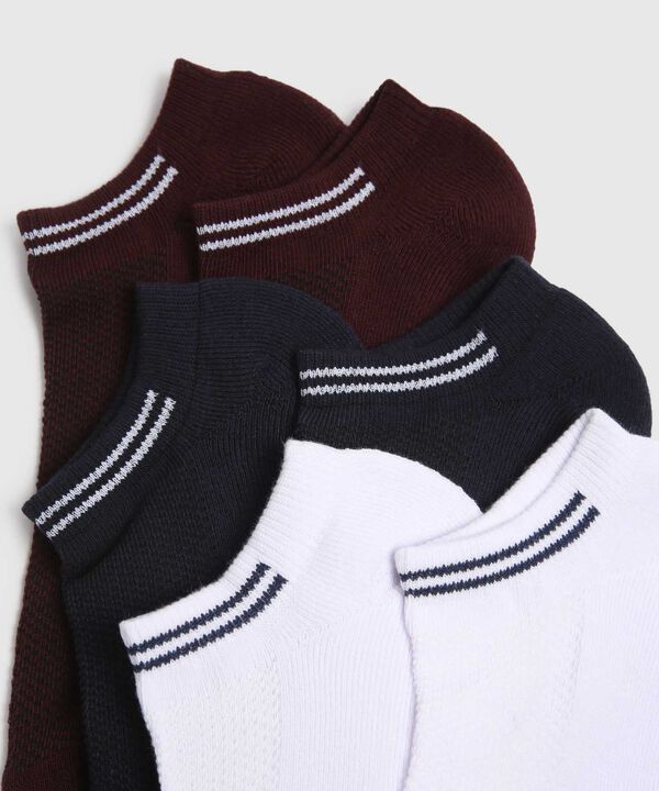 Pack X3 Medias Invisibles Estampadas image number null