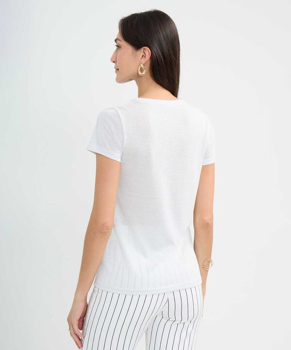 Camiseta con Lurex
