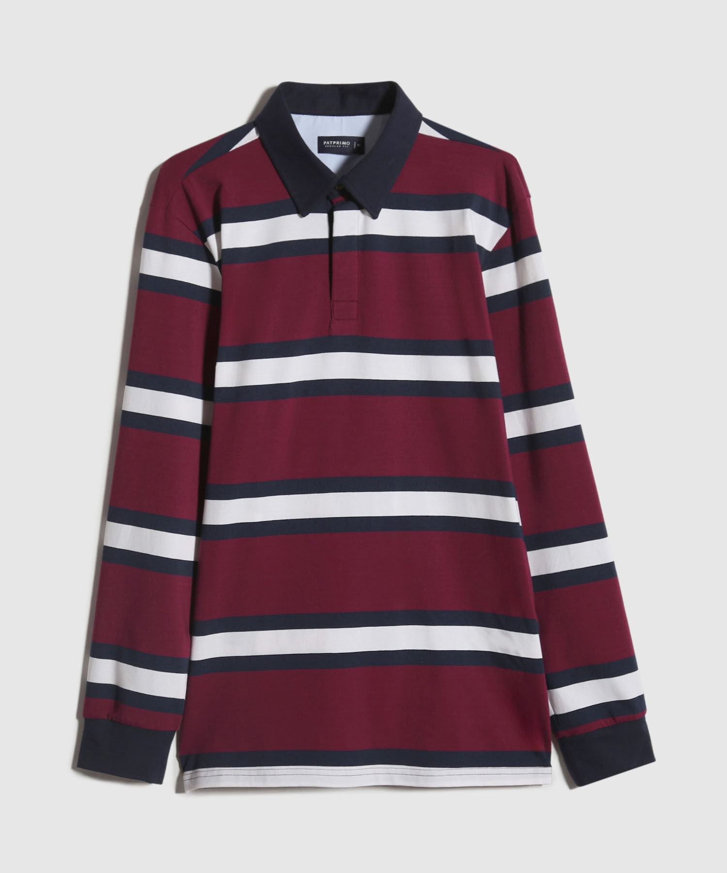 Polo Manga Larga Preteñida