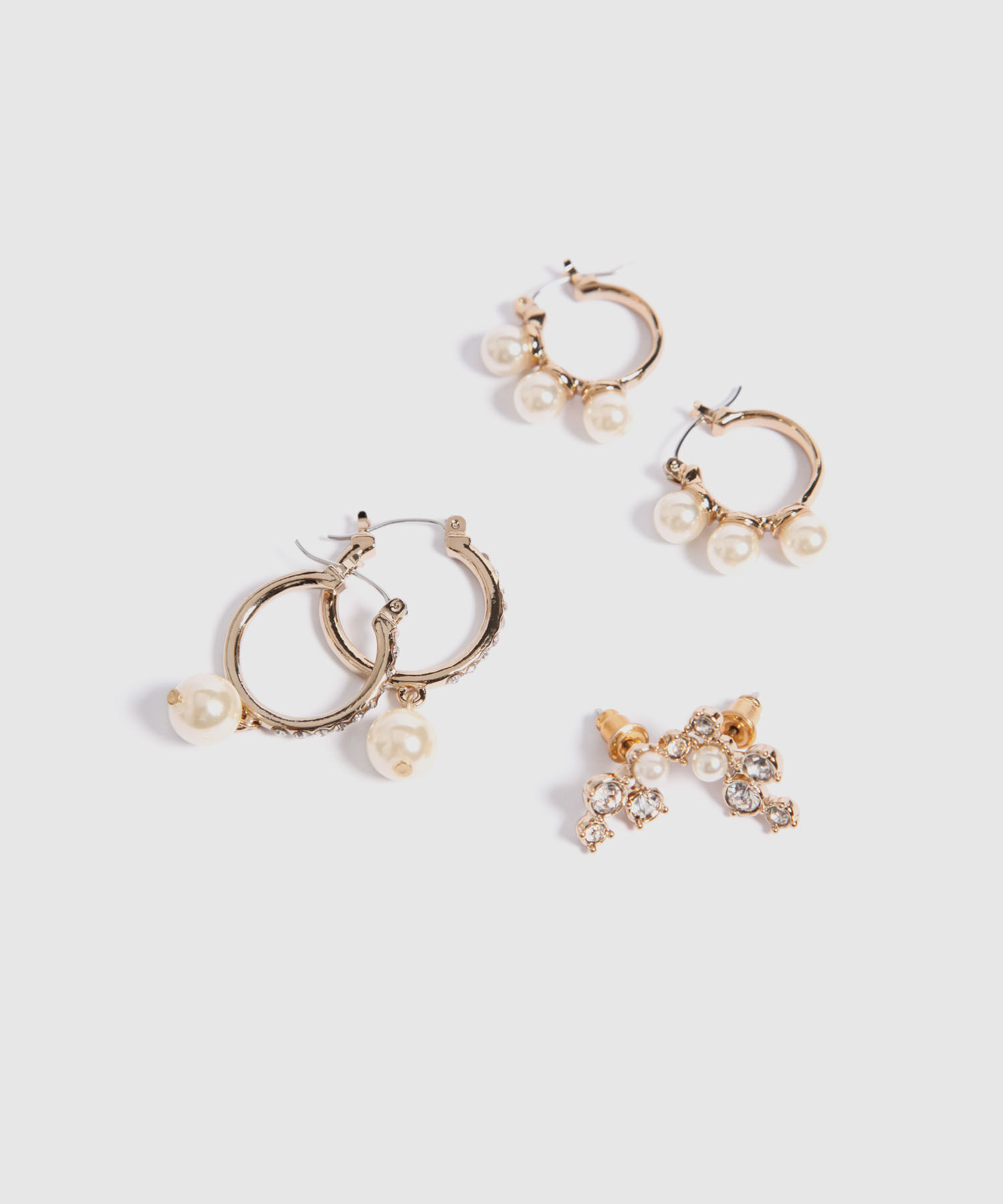 Aretes Set X 4 Pares De Aretes Ref. Kf231-0132-1