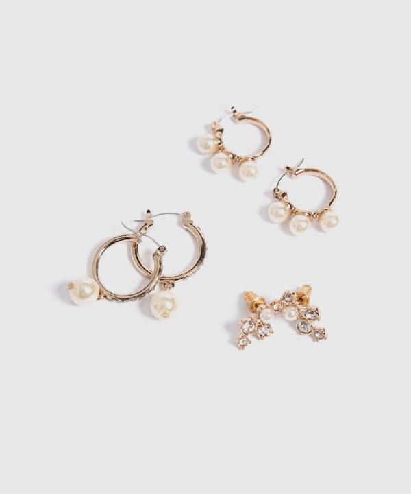 Aretes Set X 4 Pares De Aretes Ref. Kf231-0132-1