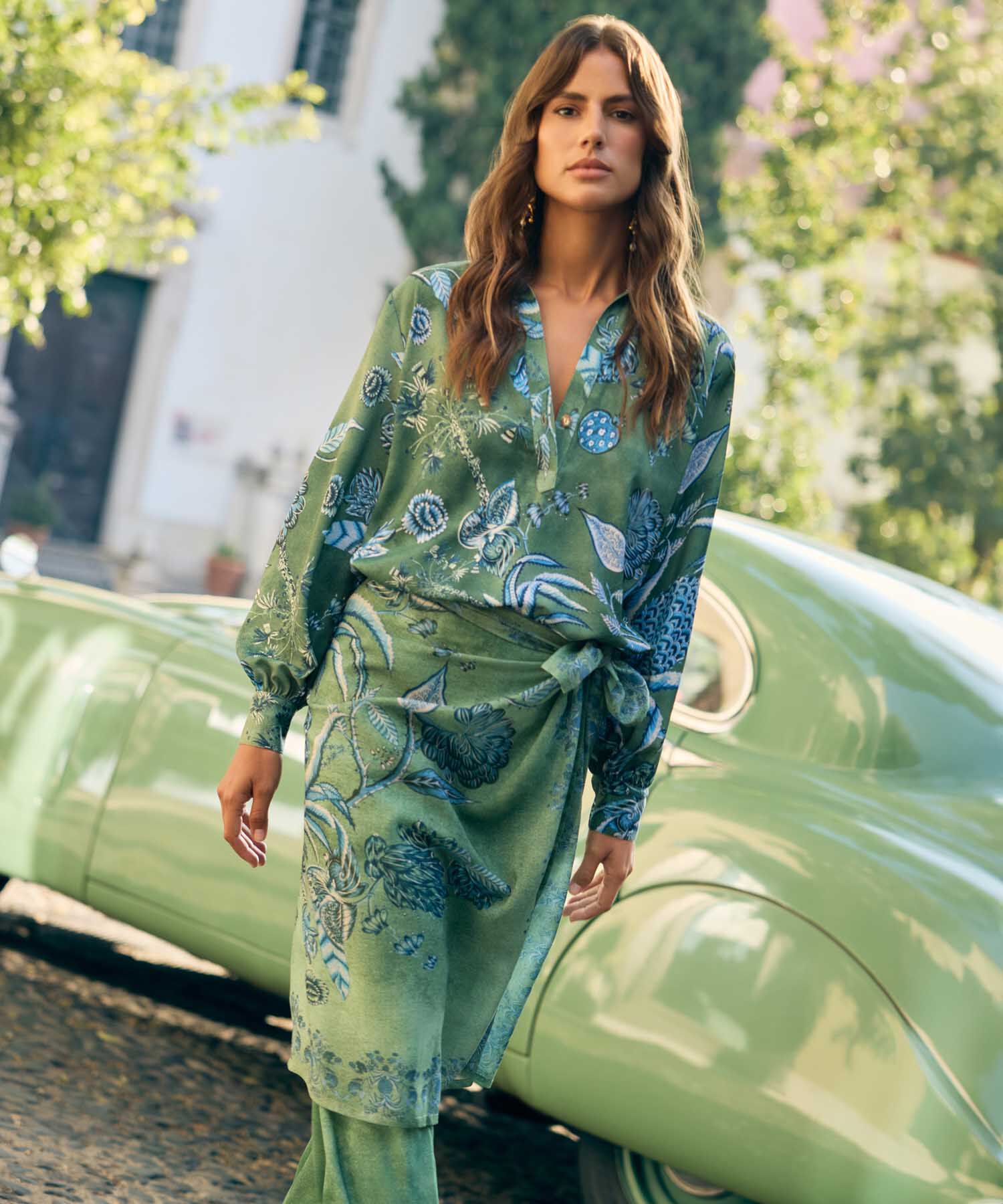 Camisa Estampado Floral Tropical Beatriz Camacho x Patprimo