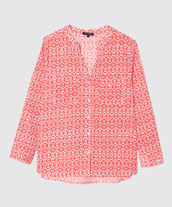 Blusa Manga Larga en Lino