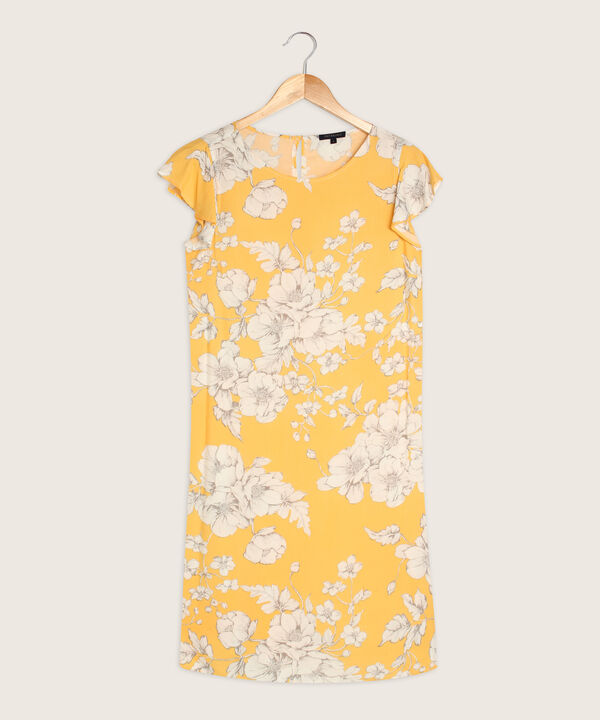 Vestido Manga Corta Estampado