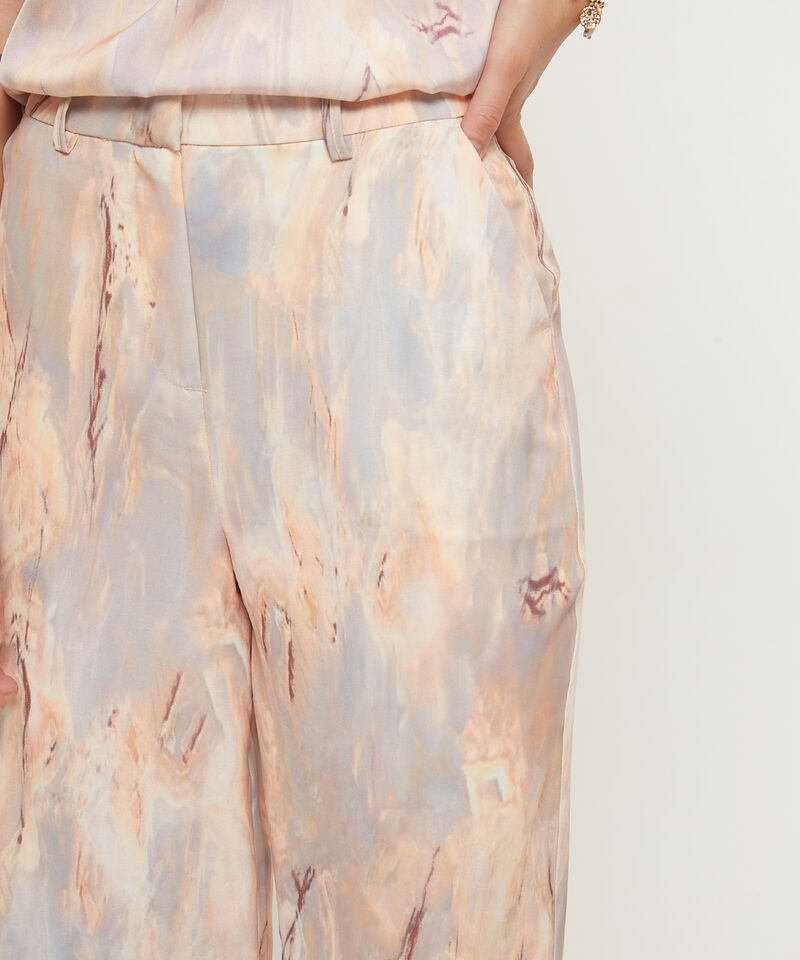 Pantalón Estampado Fluido