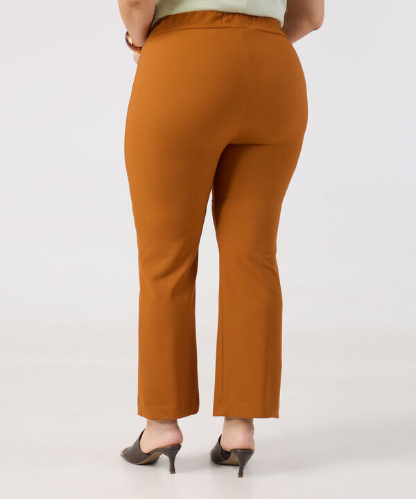 Pantal&oacute;n Con Costuras Frontales Para Mujer Curvy
