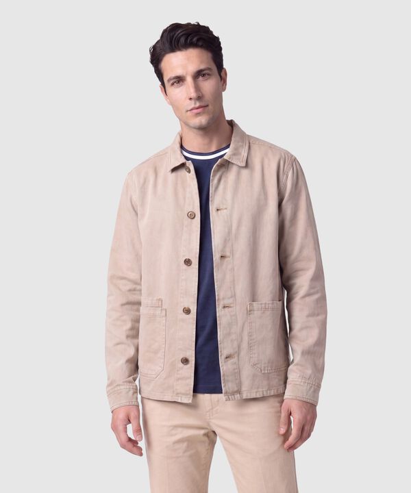 Chaqueta Casual Unicolor Para Hombre image number null
