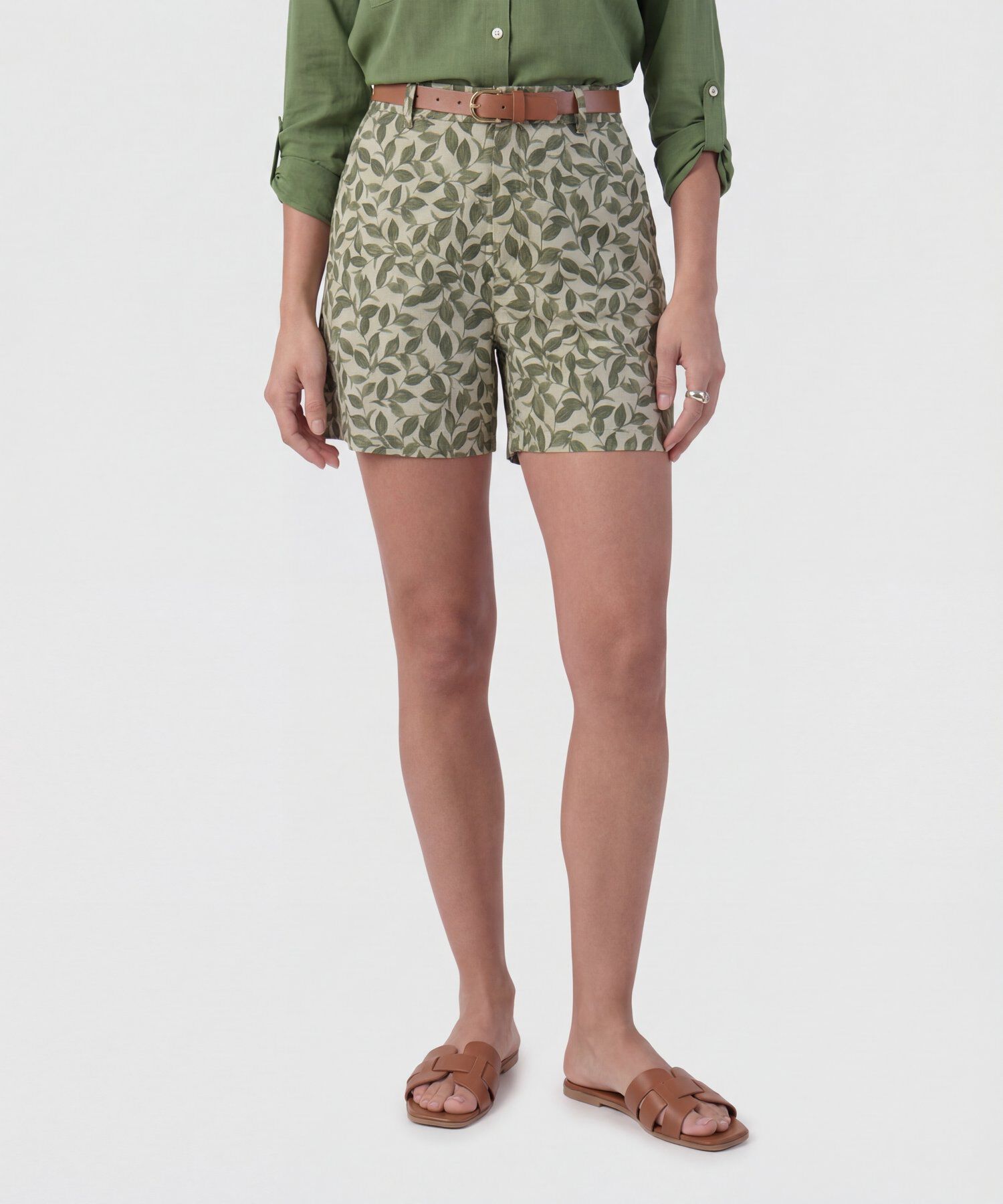 Bermuda De Corte Estructurado Para Mujer