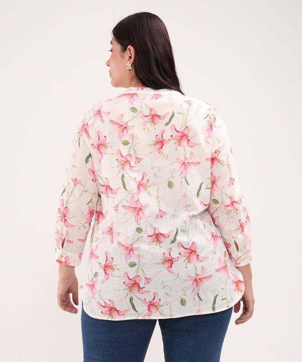 Blusa Manga 3/4  Estampada