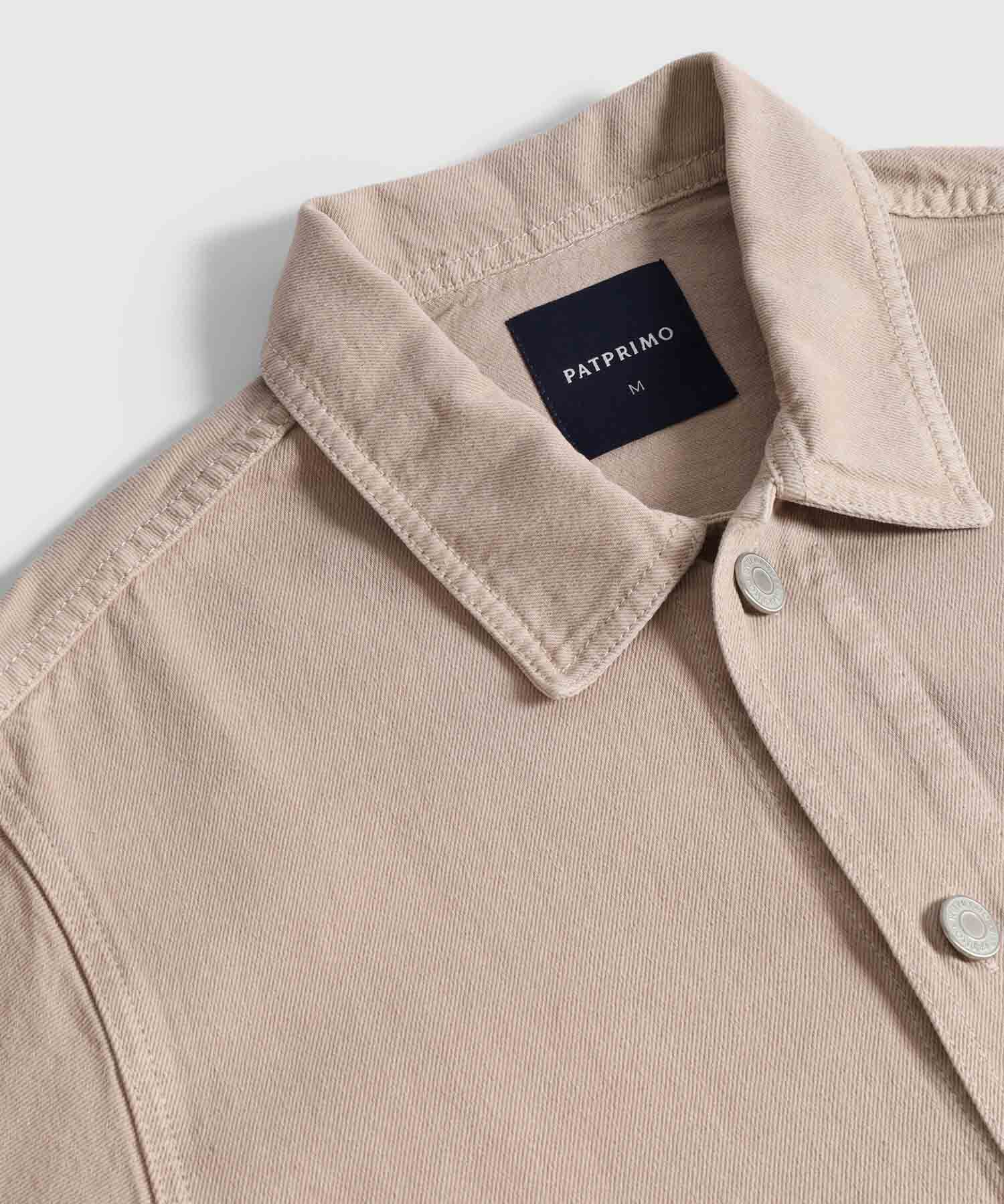 Chaqueta Tipo Overshirt Con Bolsillos Hombre