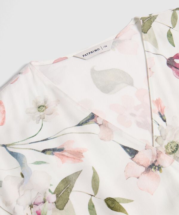 Vestido Cruzado Con Cintura El&aacute;stica Para Mujer Curvy