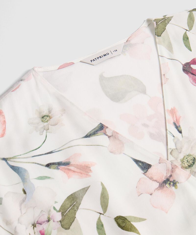 Vestido Cruzado Con Cintura El&aacute;stica Para Mujer Curvy