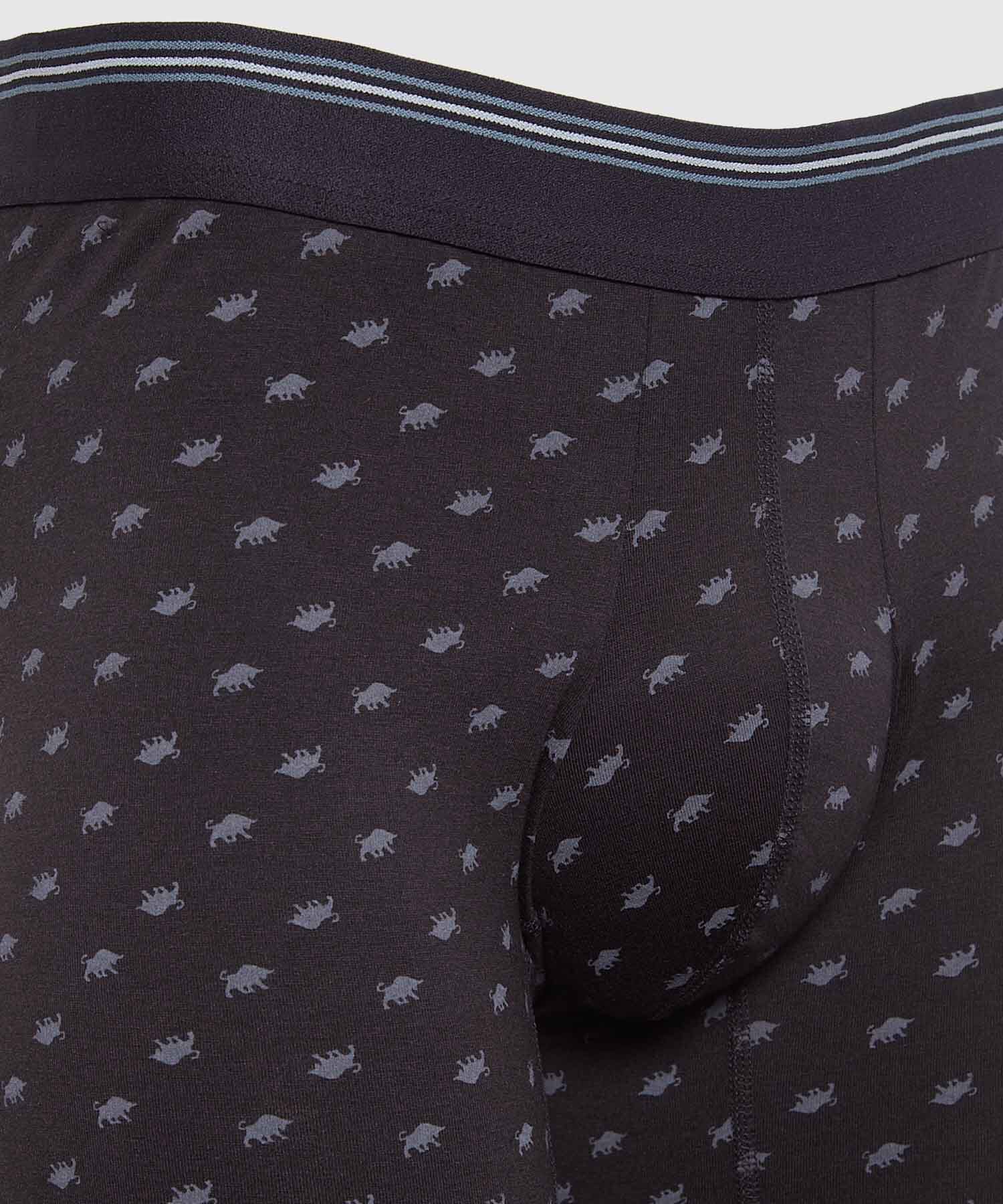 B&oacute;xer Medio Ergon&oacute;mico con Estampado para Hombre