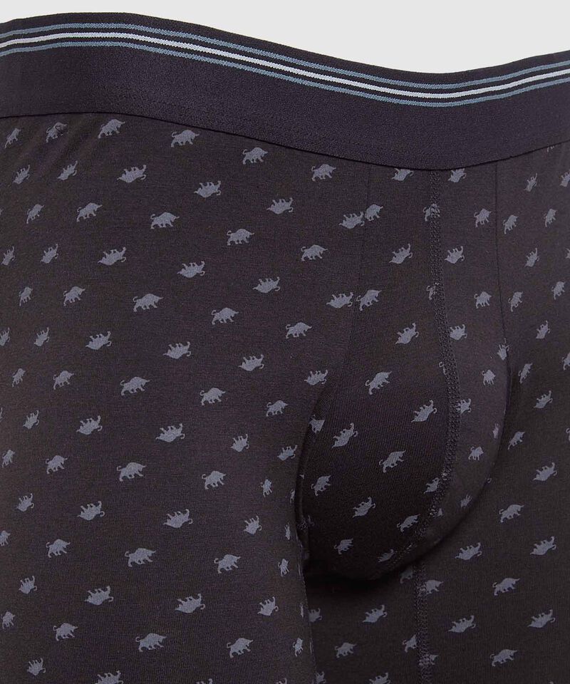 B&oacute;xer Medio Ergon&oacute;mico con Estampado para Hombre