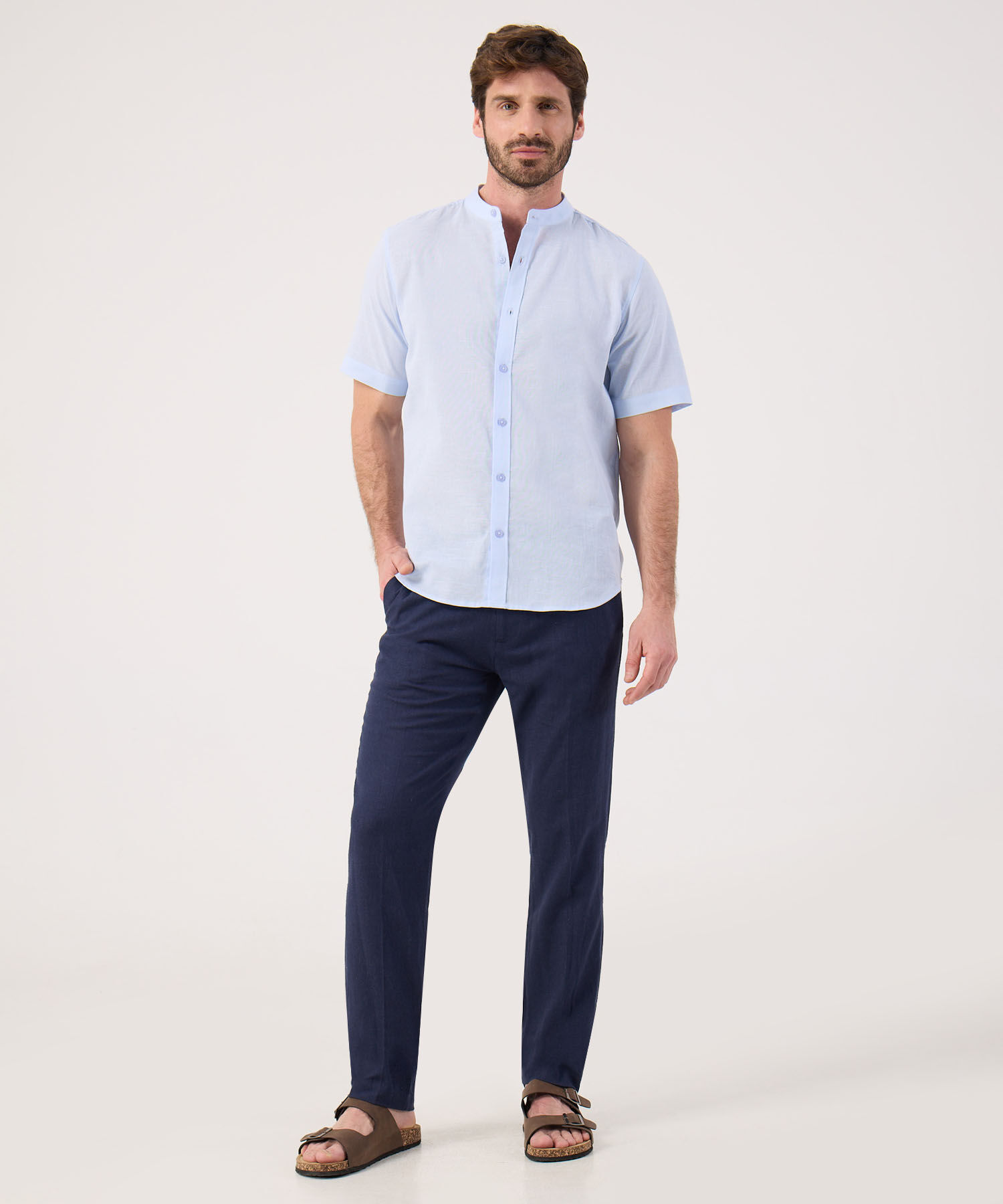 Pantalon Chino Unicolor 