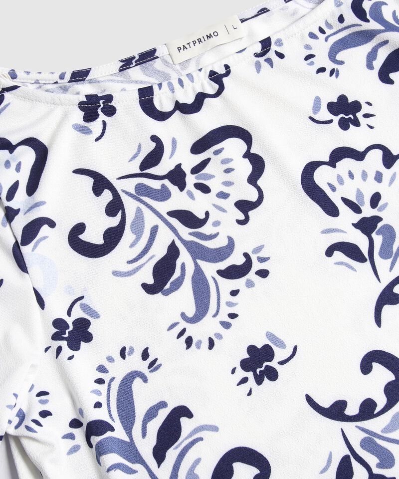 Camiseta Manga Larga Estampada 