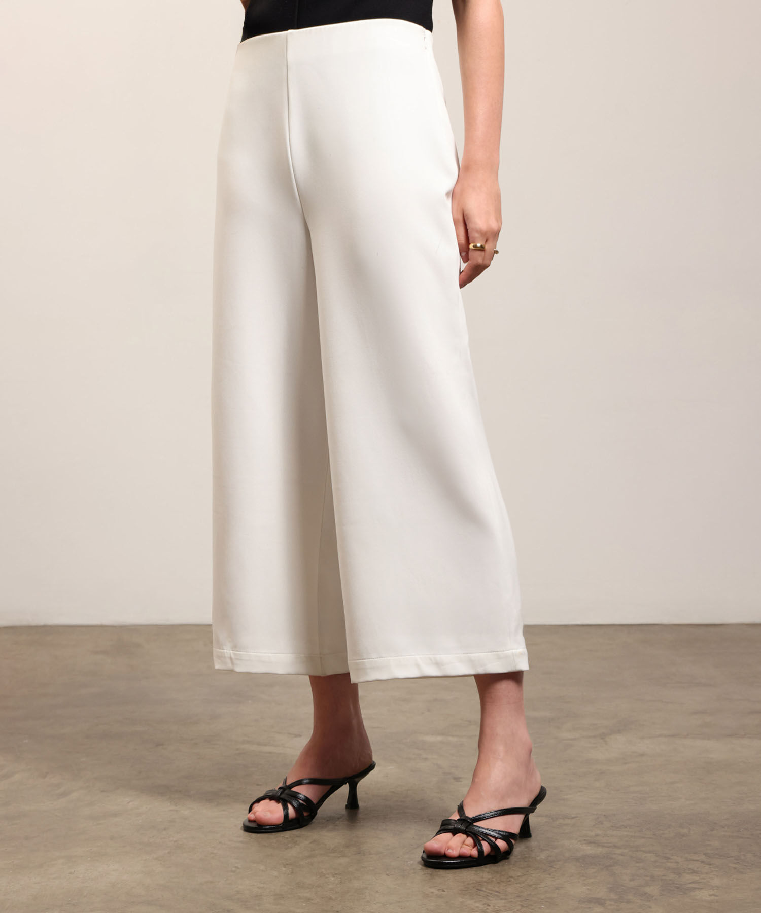 Pantal&oacute;n Culotte Tiro Alto Para Mujer