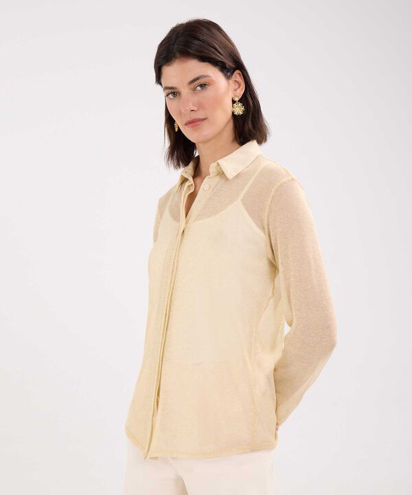 Camisa con Lurex image number null