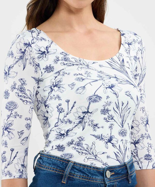 Camiseta Estampado Botánico image number null