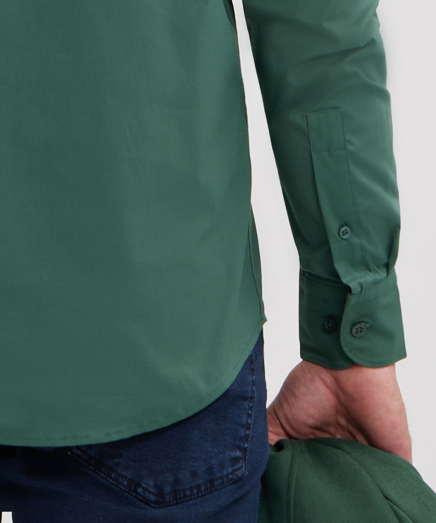 Camisa Corbatera Manga Larga