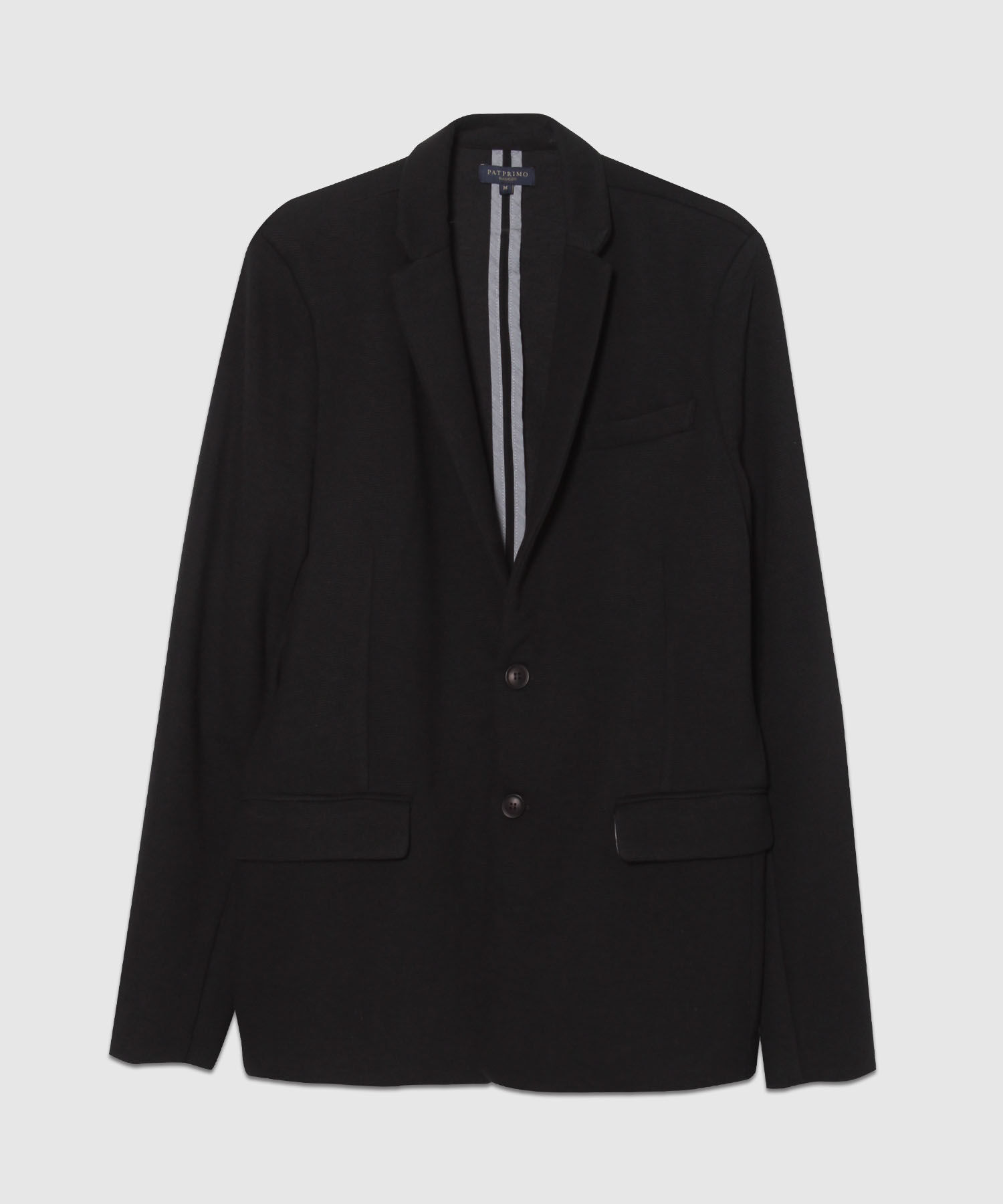 Blazer En Punto Unicolor