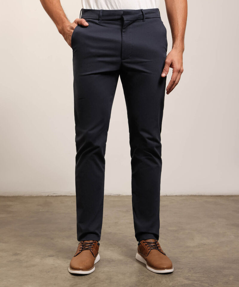 Pantalon Tipo Chino Unicolor 