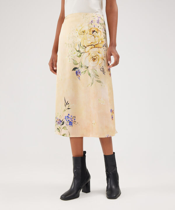 Falda Estampada Midi image number null
