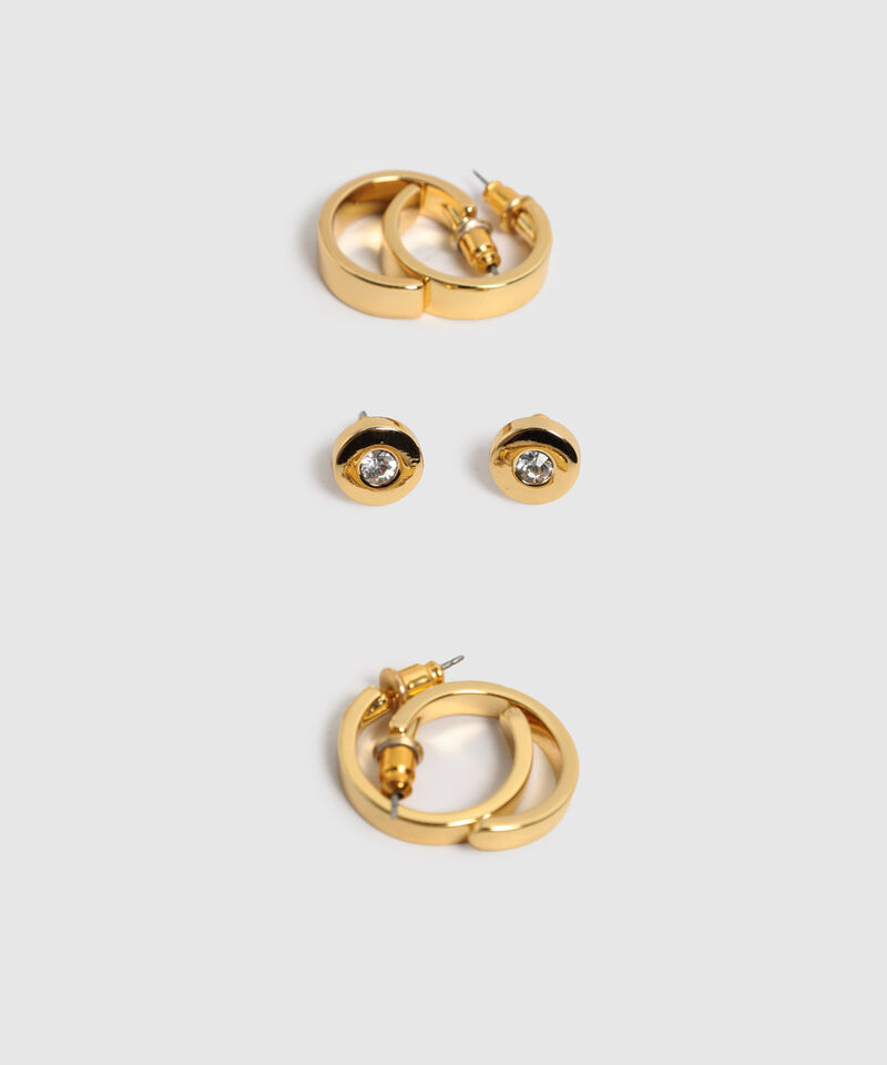 Set X3 Aretes Variados Para Mujer