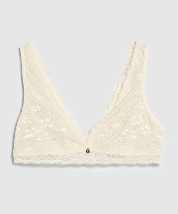 Bralette-Escote-V-Con-Encaje-Y-Microfibra image number null