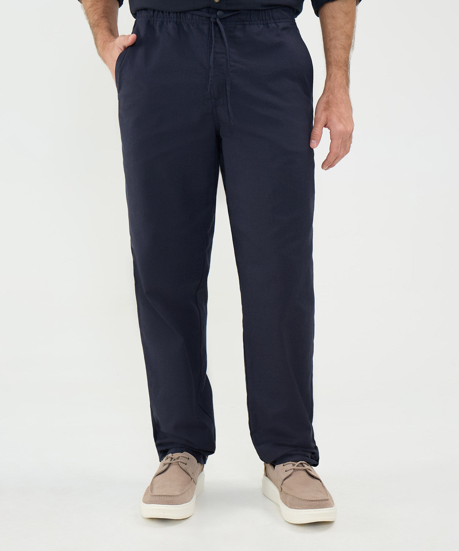 Pantalón en Efecto Lino